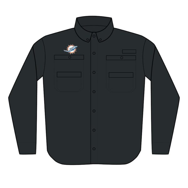 Miami Dolphins Men's PFG Tamiami™ II Shirt (Embroidery) - Image 6