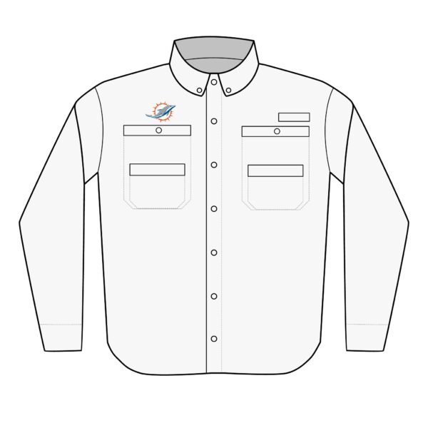 Miami Dolphins Men's PFG Tamiami™ II Shirt (Embroidery)