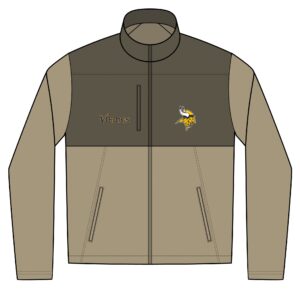 Minnesota Vikings Unisex Realtree® Atlas Colorblock Soft Shell (Embroidery)