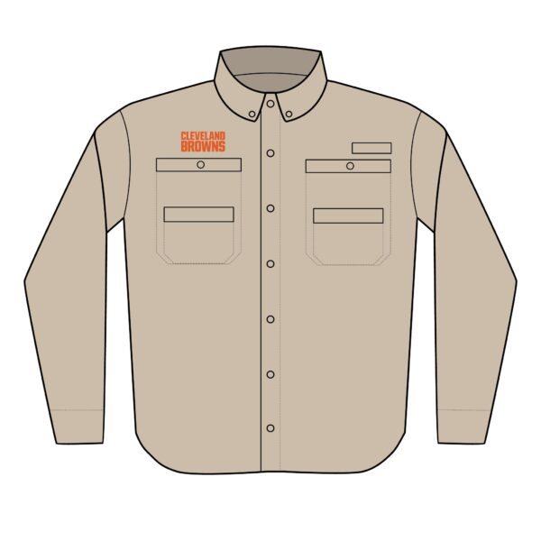 Cleveland Browns Men's PFG Tamiami™ II Shirt (Embroidery) - Image 2