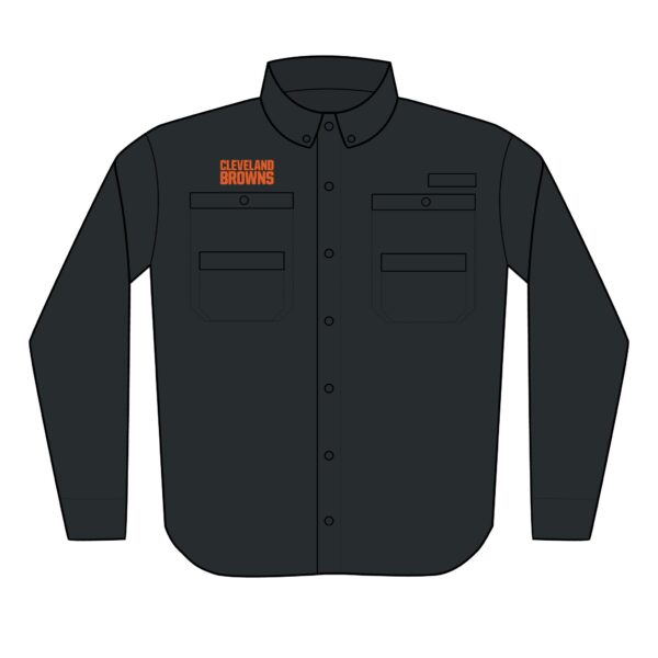 Cleveland Browns Men's PFG Tamiami™ II Shirt (Embroidery) - Image 4