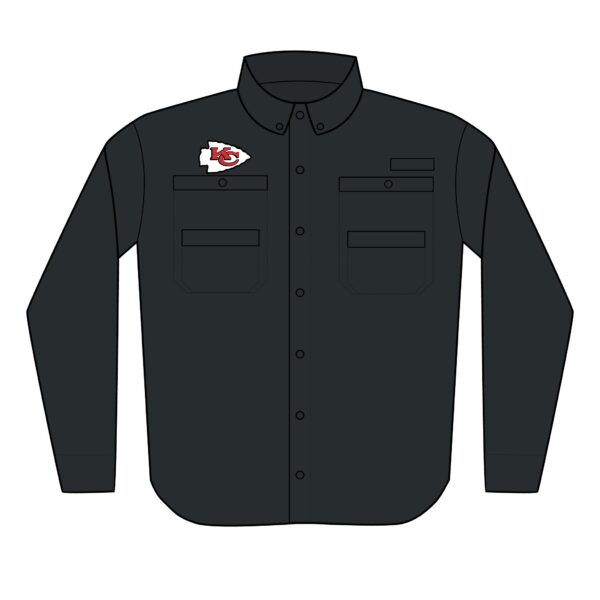 Kansas City Chiefs Men's PFG Tamiami™ II Shirt (Embroidery) - Image 3