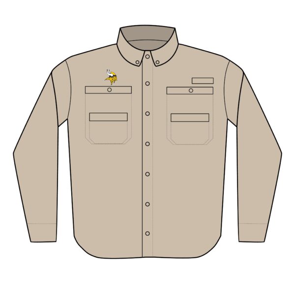 Minnesota Vikings Men's PFG Tamiami™ II Shirt (Embroidery) - Image 2