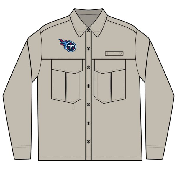 Tennessee Titans Men's Long Sleeve Eddie Bauer Performance Fishing Shirt