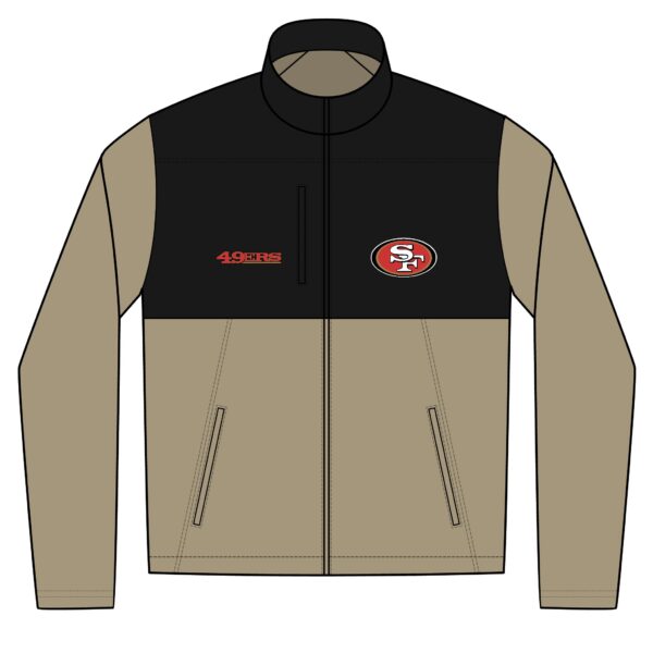 San Francisco 49ers Unisex Realtree® Atlas Colorblock Soft Shell (Embroidery) - Image 2