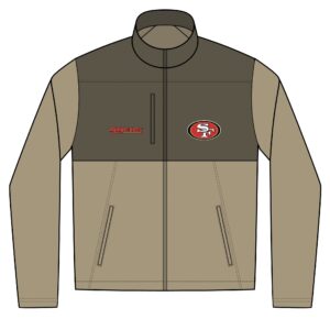 San Francisco 49ers Unisex Realtree® Atlas Colorblock Soft Shell (Embroidery)