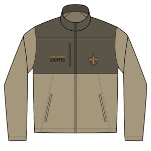 New Orleans Saints Unisex Realtree® Atlas Colorblock Soft Shell (Embroidery)
