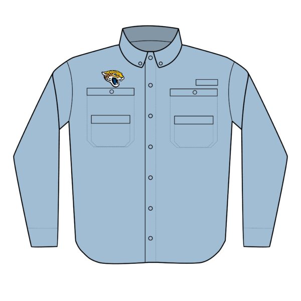Jacksonville Jaguars Men's PFG Tamiami™ II Shirt (Embroidery) - Image 6