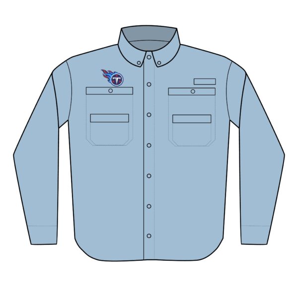 Tennessee Titans Men's PFG Tamiami™ II Shirt (Embroidery) - Image 6