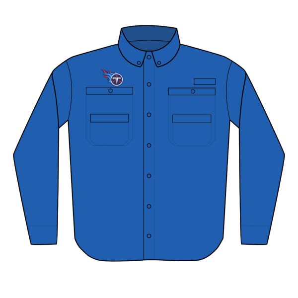 Tennessee Titans Men's PFG Tamiami™ II Shirt (Embroidery) - Image 7