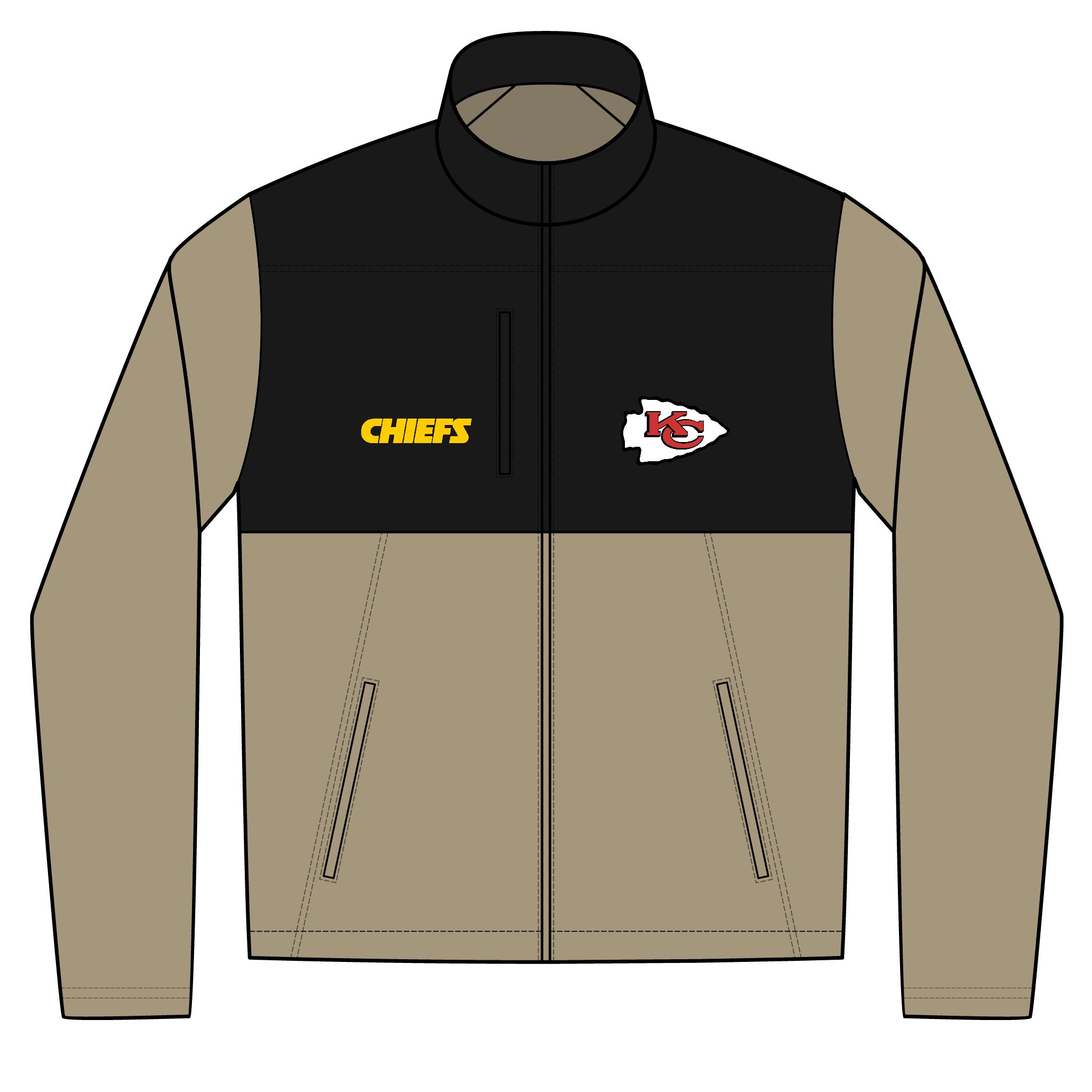 Kansas City Chiefs Unisex Realtree® Atlas Colorblock Soft Shell (Embroidery) - Image 2