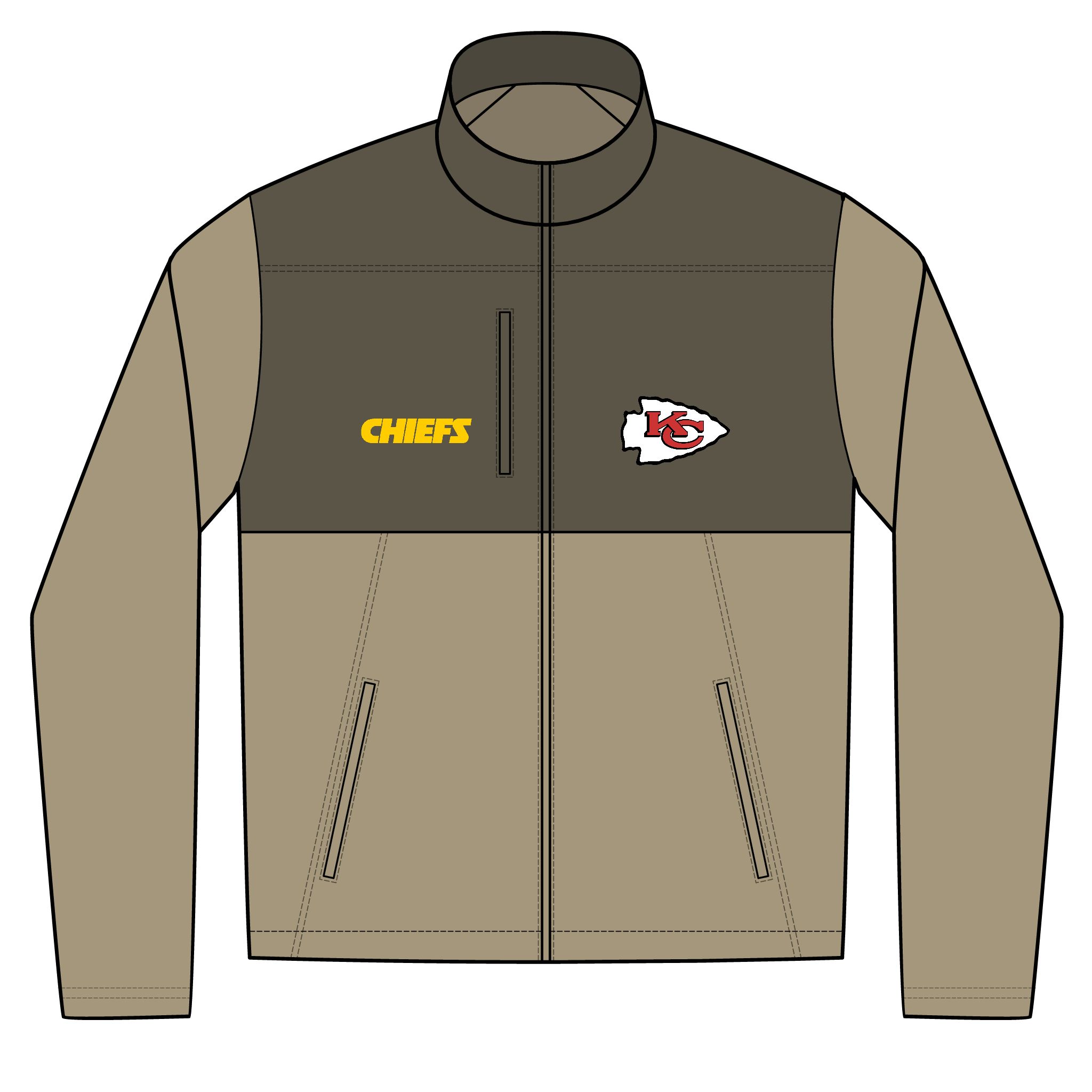 Kansas City Chiefs Unisex Realtree® Atlas Colorblock Soft Shell (Embroidery)