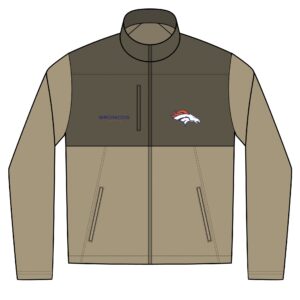 Denver Broncos Unisex Realtree® Atlas Colorblock Soft Shell (Embroidery)