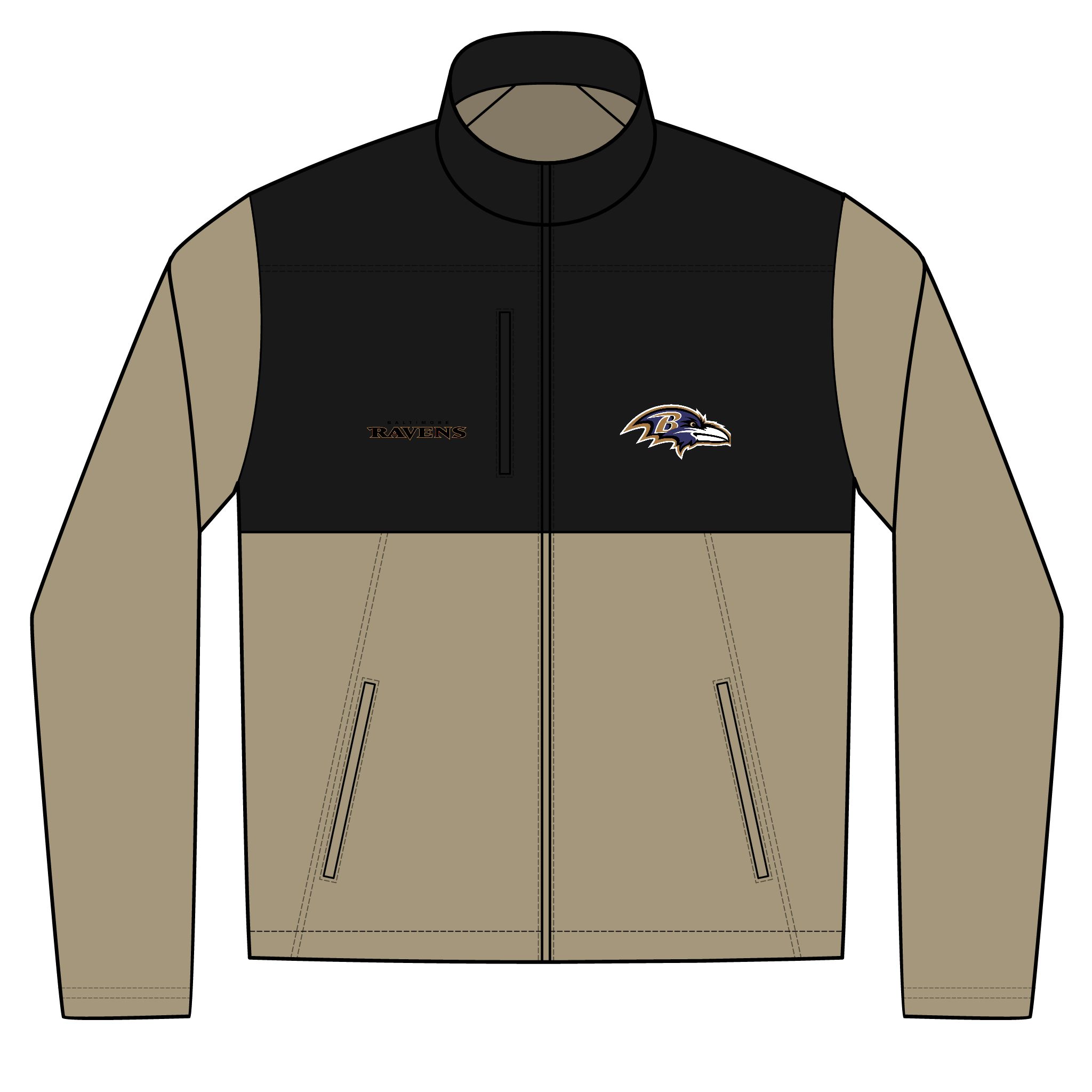 Baltimore Ravens Unisex Realtree® Atlas Colorblock Soft Shell (Embroidery)