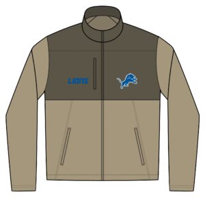 Detroit Lions Unisex Realtree® Atlas Colorblock Soft Shell (Embroidery)