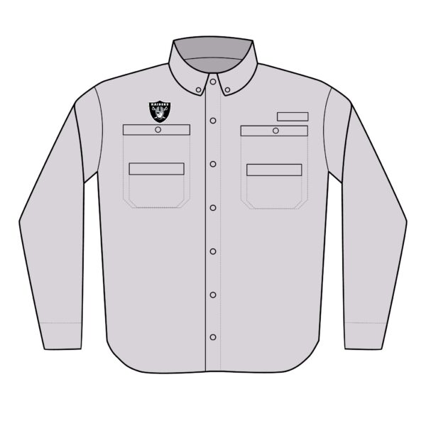 Las Vegas Raiders Men's PFG Tamiami™ II Shirt (Embroidery) - Image 4