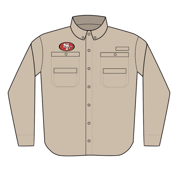 San Francisco 49ers Men's PFG Tamiami™ II Shirt (Embroidery) - Image 2