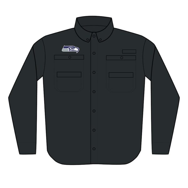 Seattle Seahawks Men's PFG Tamiami™ II Shirt (Embroidery) - Image 3