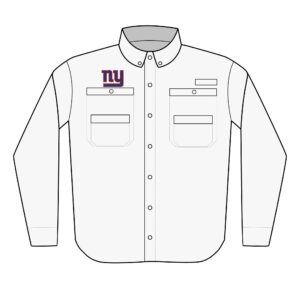 New York Giants Men's PFG Tamiami™ II Shirt (Embroidery)