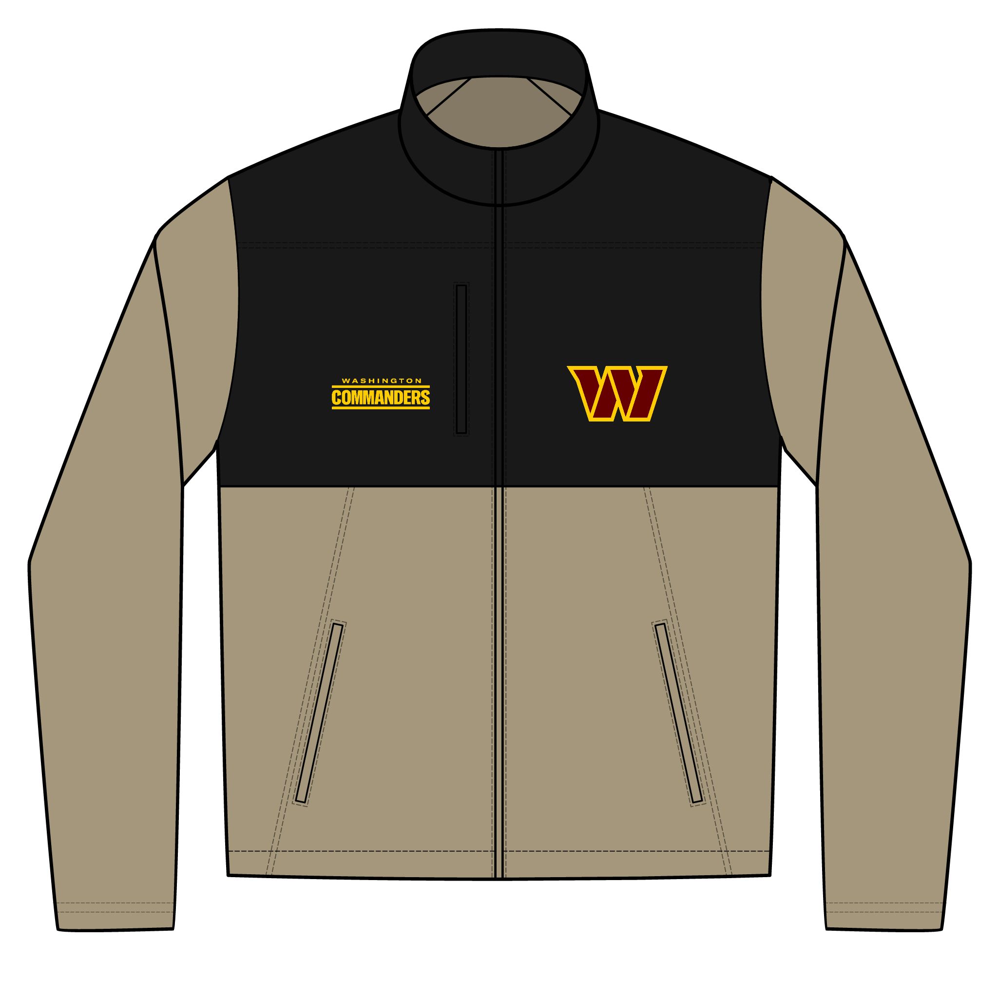 Washington Commanders Unisex Realtree® Atlas Colorblock Soft Shell (Embroidery)