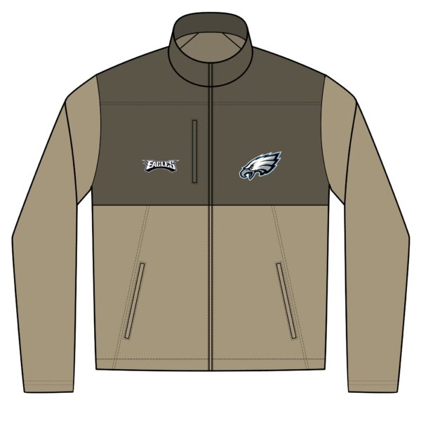 Philadelphia Eagles Unisex Realtree® Atlas Colorblock Soft Shell (Embroidery) - Image 2