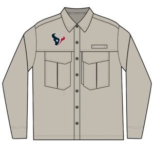 Houston Texans Men's Long Sleeve Eddie Bauer Performance Fishing Shirt