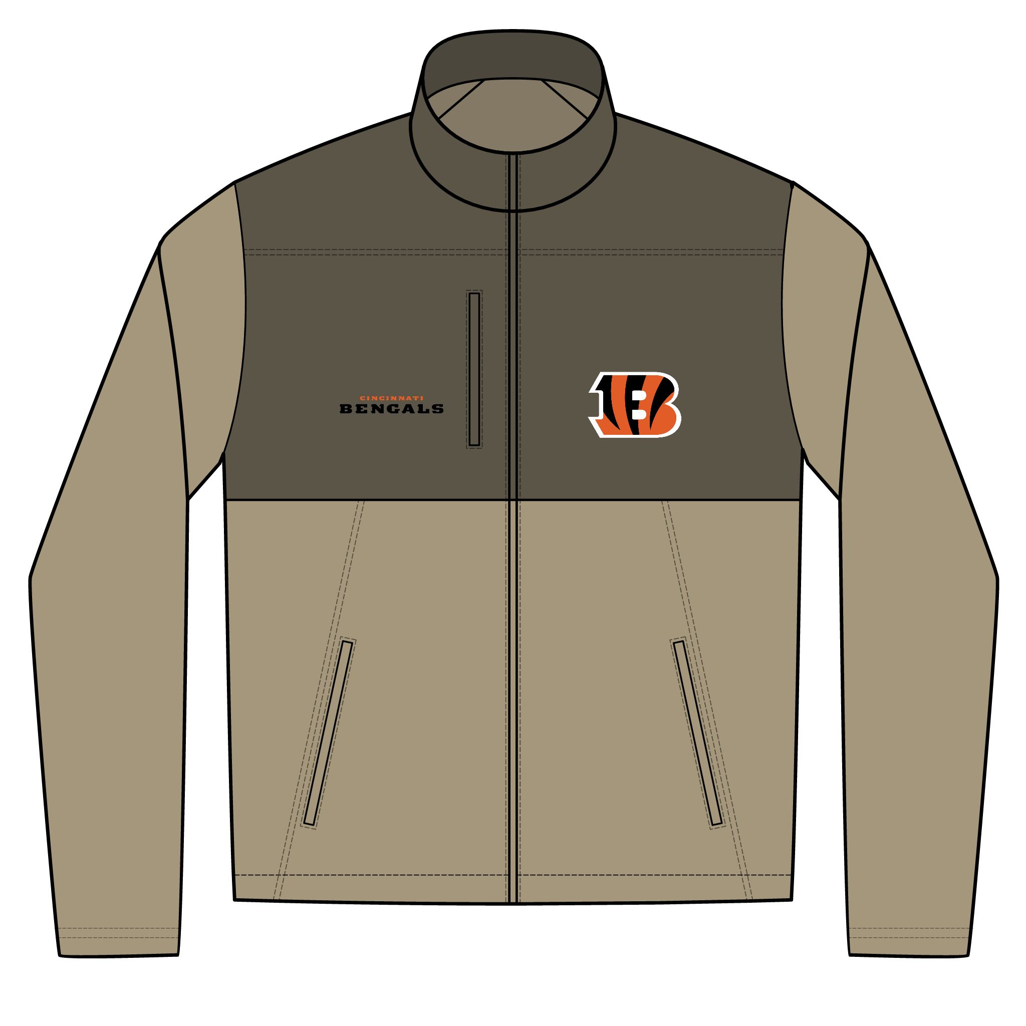 Cincinnati Bengals Unisex Realtree® Atlas Colorblock Soft Shell (Embroidery)