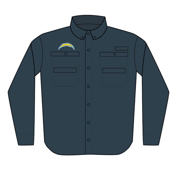 Los Angeles Chargers Men's PFG Tamiami™ II Shirt (Embroidery) - Image 5