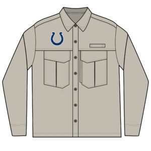 Indianapolis Colts Men's Long Sleeve Eddie Bauer Performance Fishing Shirt