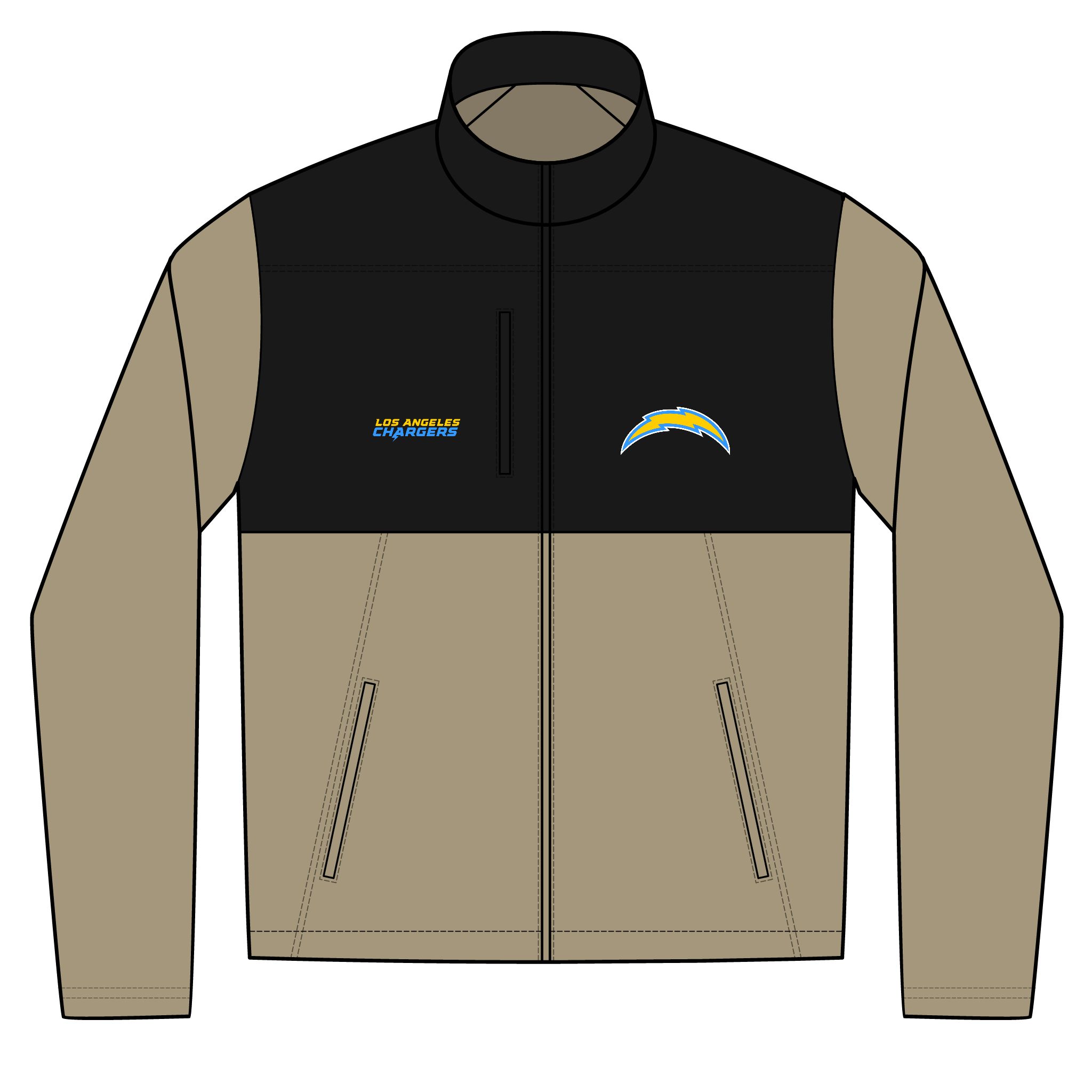 Los Angeles Chargers Unisex Realtree® Atlas Colorblock Soft Shell (Embroidery) - Image 2
