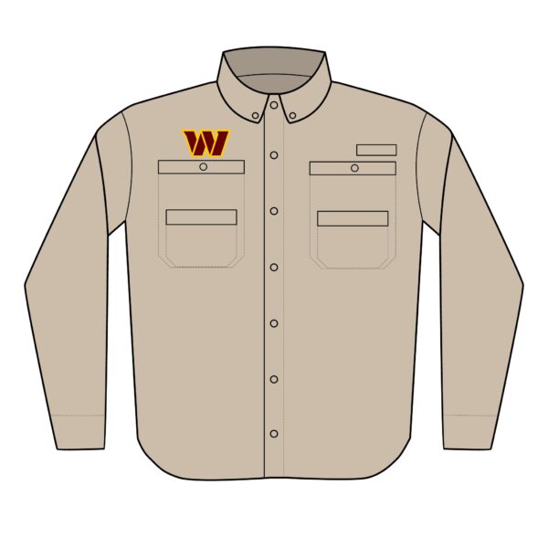 Washington Commanders Men's PFG Tamiami™ II Shirt (Embroidery) - Image 2
