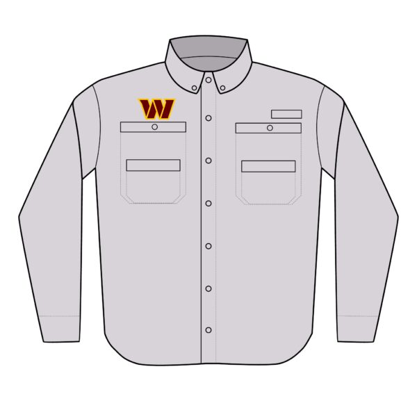 Washington Commanders Men's PFG Tamiami™ II Shirt (Embroidery) - Image 3