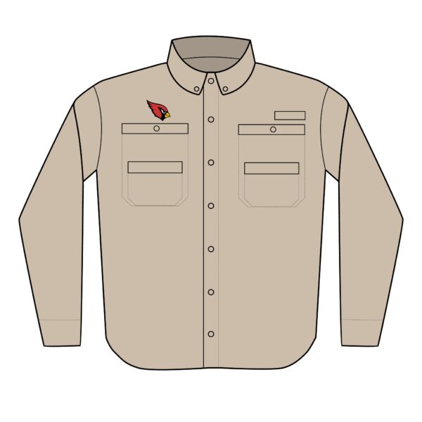 Arizona Cardinals Men's PFG Tamiami™ II Shirt (Embroidery) - Image 2