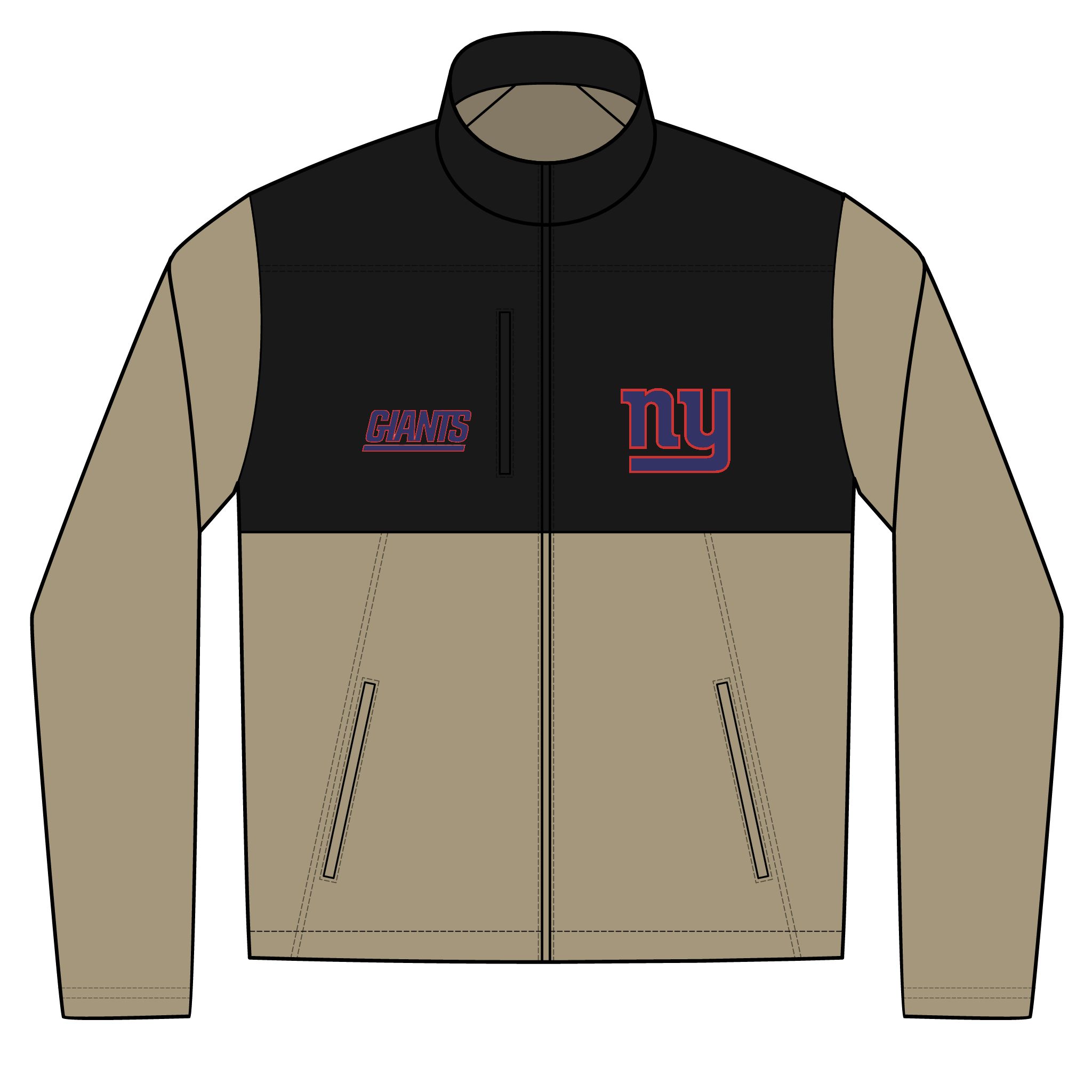 New York Giants Unisex Realtree® Atlas Colorblock Soft Shell (Embroidery)