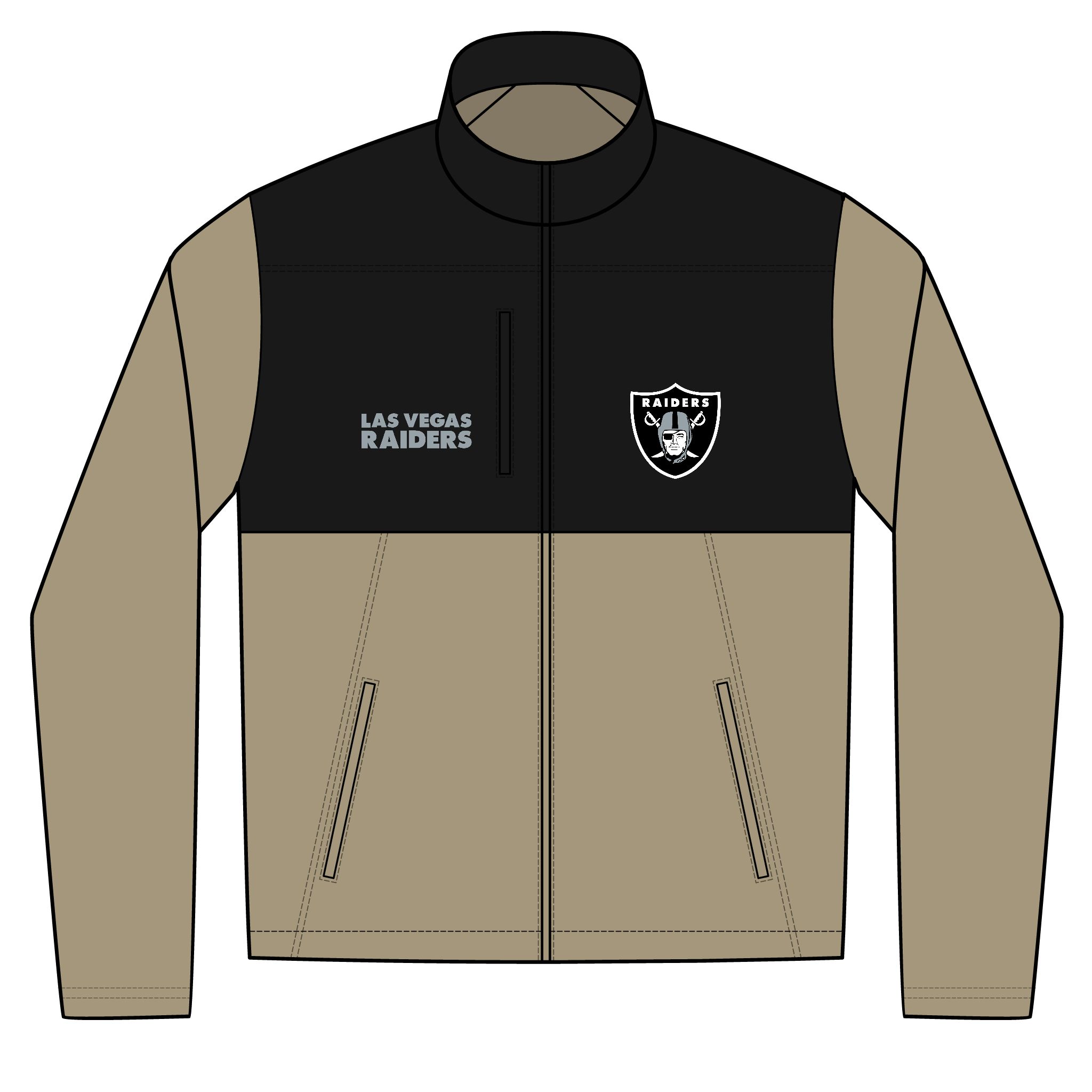 Las Vegas Raiders Unisex Realtree® Atlas Colorblock Soft Shell (Embroidery) - Image 2