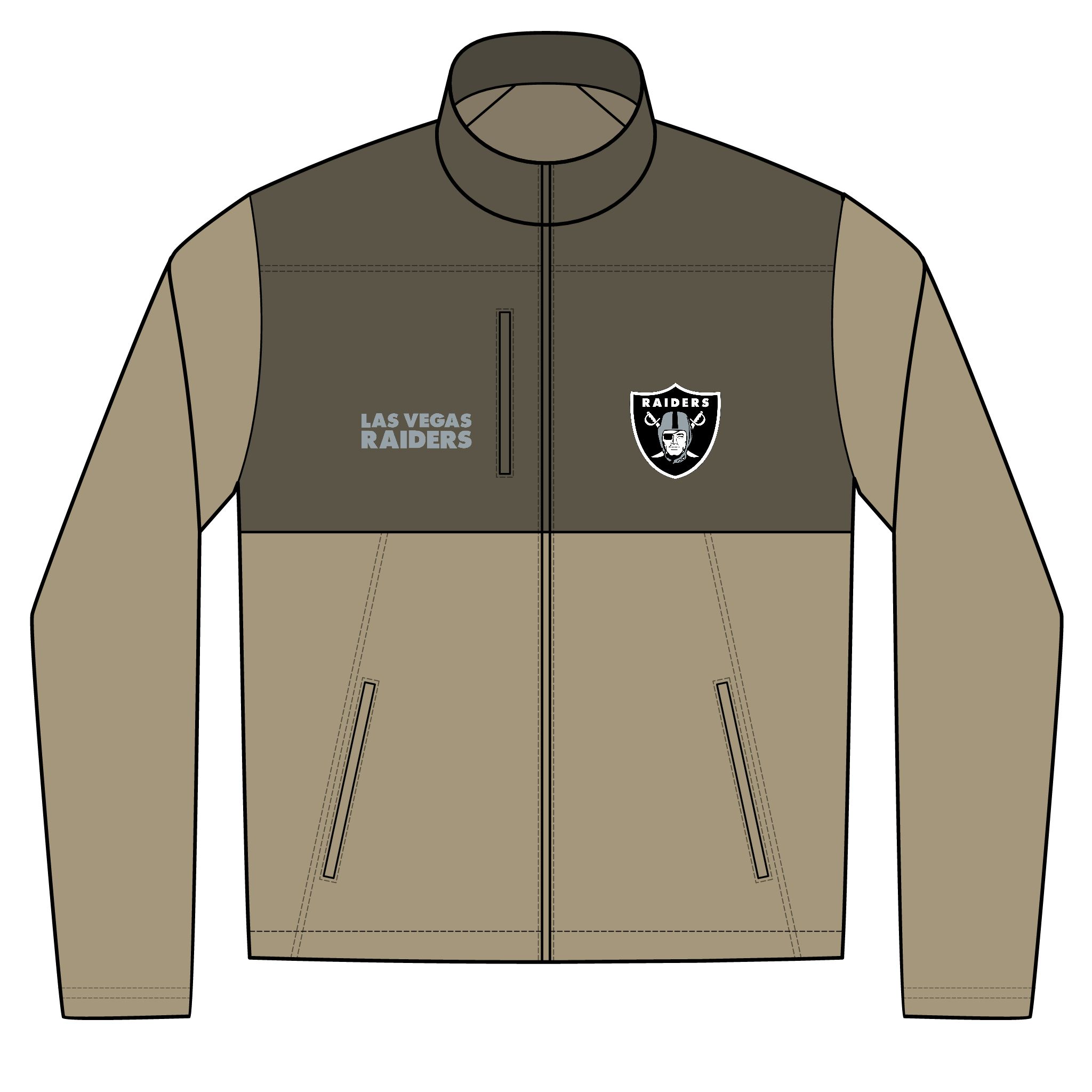 Las Vegas Raiders Unisex Realtree® Atlas Colorblock Soft Shell (Embroidery)
