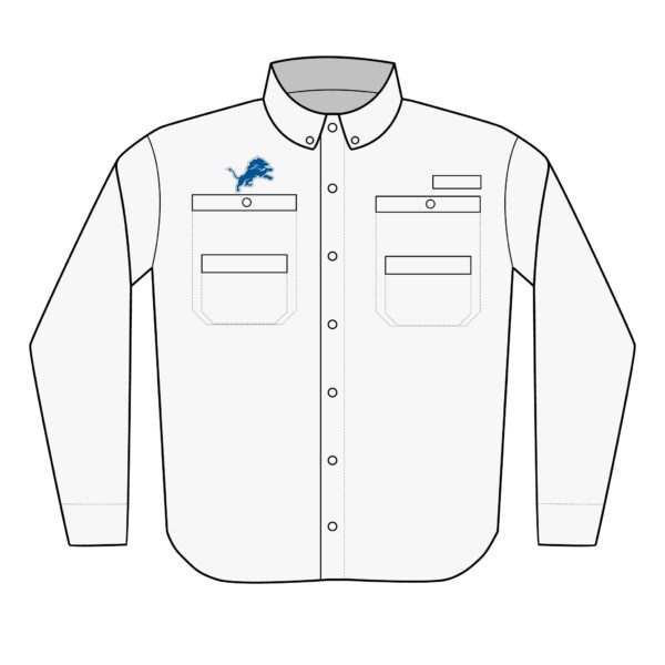 Detroit Lions Men's PFG Tamiami™ II Shirt (Embroidery)