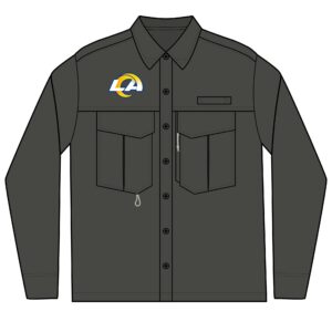 Los Angeles Rams Men's Long Sleeve Eddie Bauer Performance Fishing Shirt