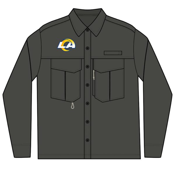 Los Angeles Rams Men's Long Sleeve Eddie Bauer Performance Fishing Shirt