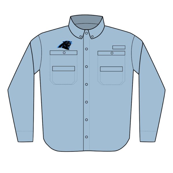 Carolina Panthers Men's PFG Tamiami™ II Shirt (Embroidery) - Image 4