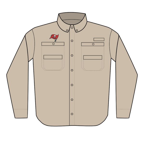 Tampa Bay Buccaneers Men's PFG Tamiami™ II Shirt (Embroidery) - Image 2