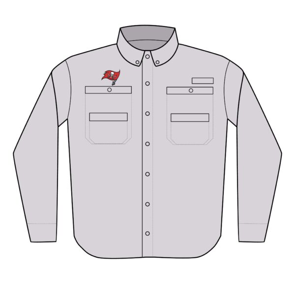 Tampa Bay Buccaneers Men's PFG Tamiami™ II Shirt (Embroidery) - Image 4