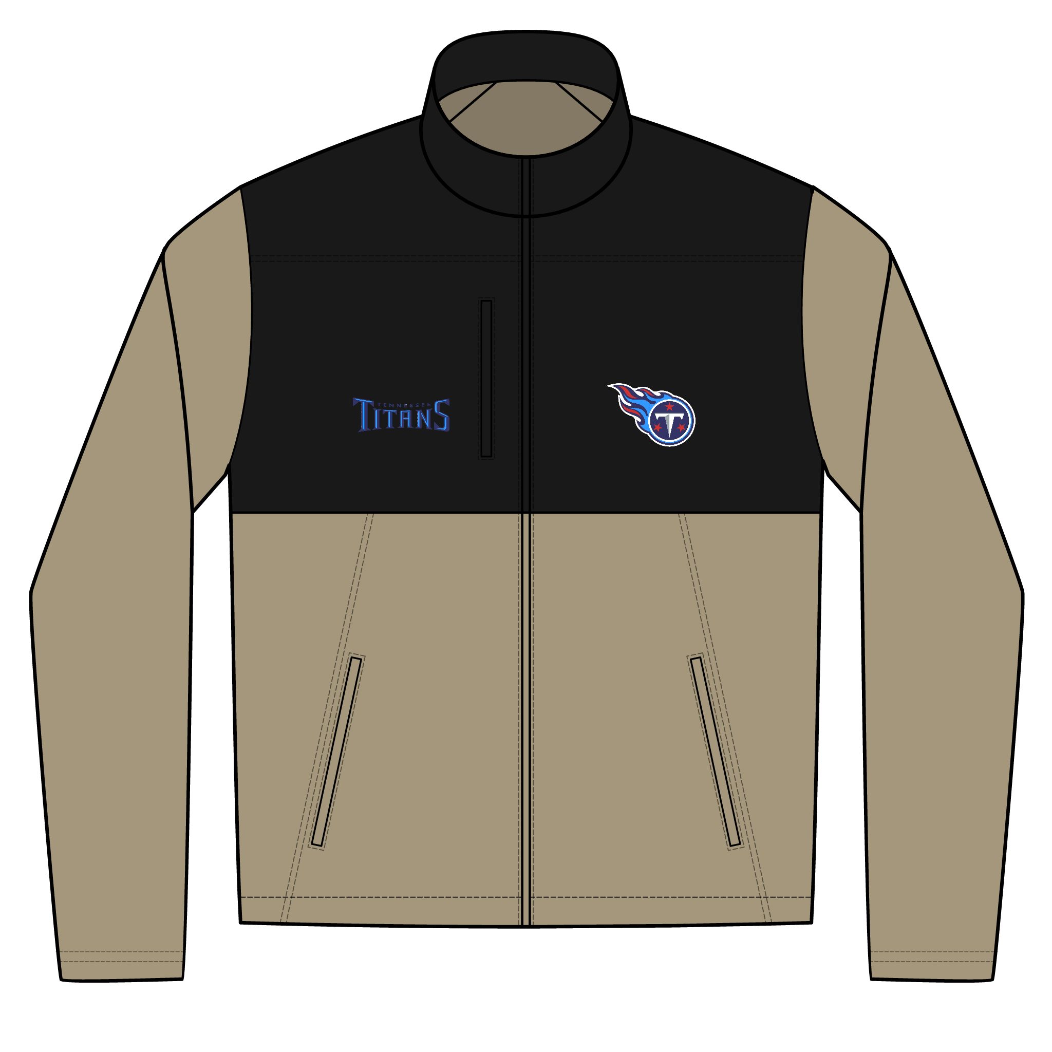 Tennessee Titans Unisex Realtree® Atlas Colorblock Soft Shell (Embroidery) - Image 2