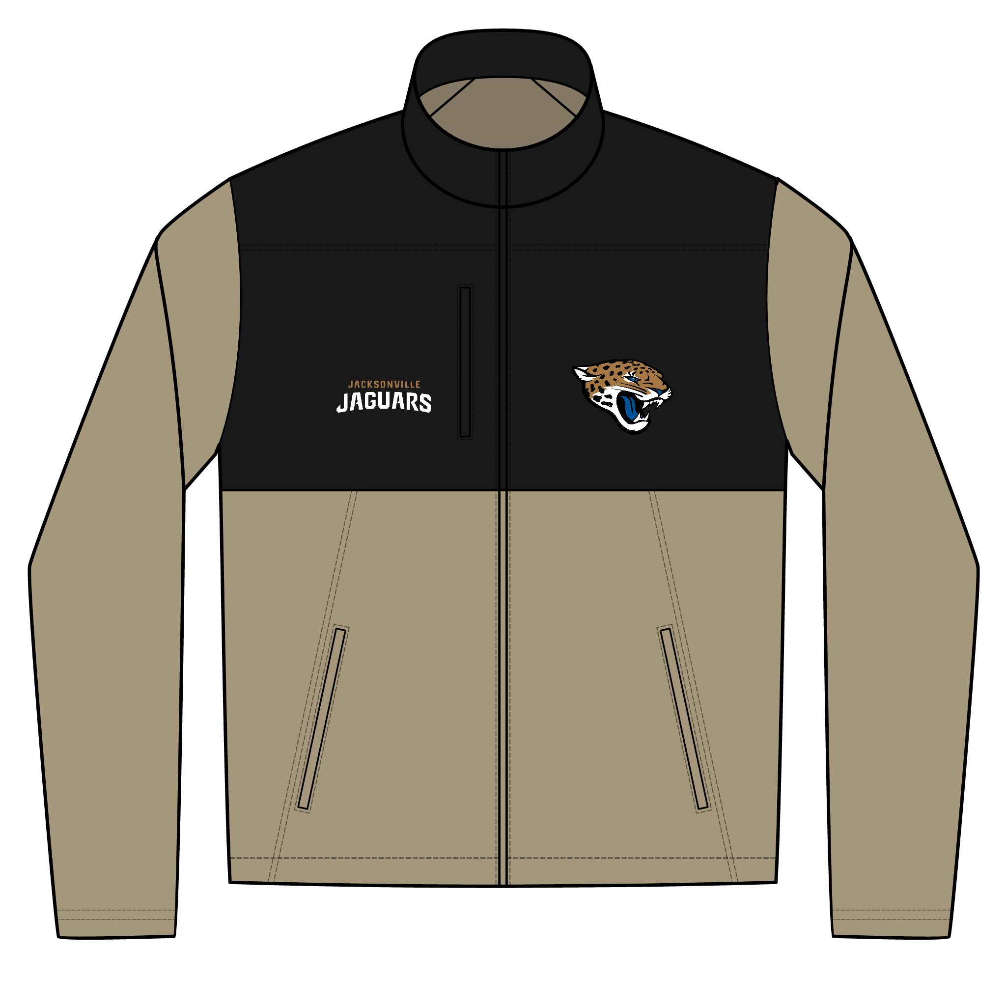 Jacksonville Jaguars Unisex Realtree® Atlas Colorblock Soft Shell (Embroidery) - Image 2