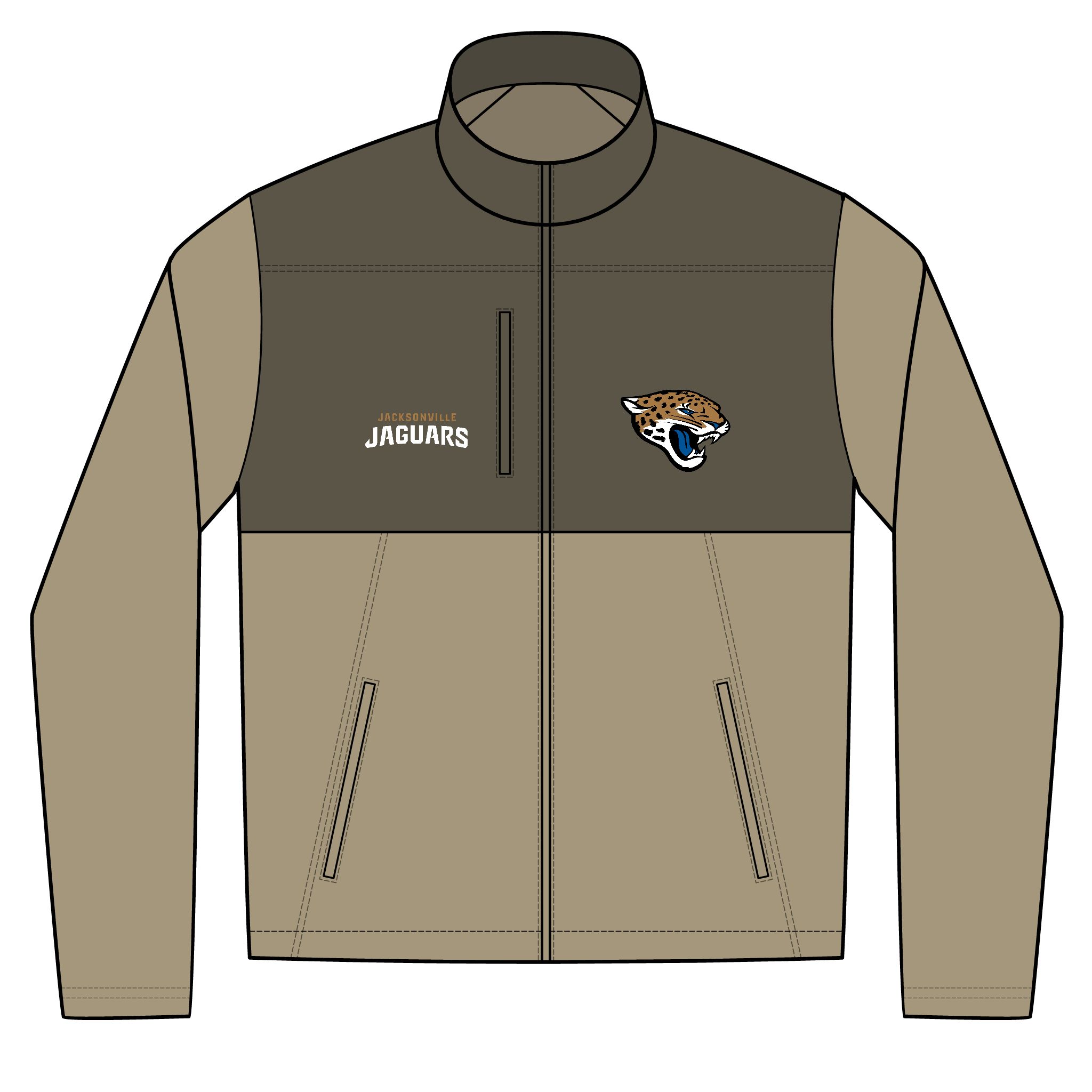Jacksonville Jaguars Unisex Realtree® Atlas Colorblock Soft Shell (Embroidery)