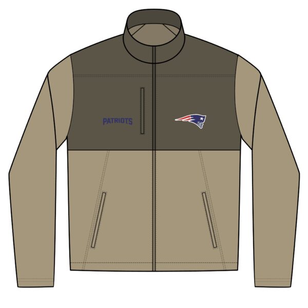 New England Patriots Unisex Realtree® Atlas Colorblock Soft Shell (Embroidery) - Image 2