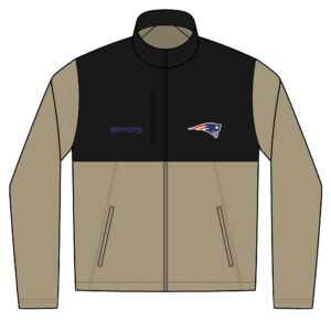New England Patriots Unisex Realtree® Atlas Colorblock Soft Shell (Embroidery)