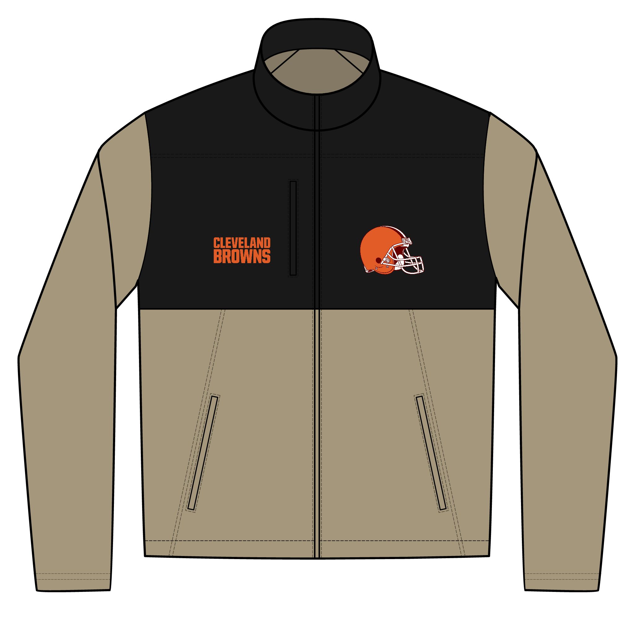 Cleveland Browns Unisex Realtree® Atlas Colorblock Soft Shell (Embroidery)