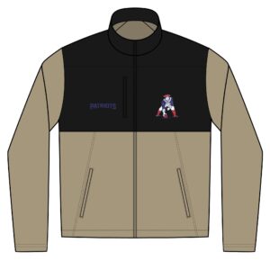 New England Patriots Vintage Unisex Realtree® Atlas Colorblock Soft Shell (Embroidery)
