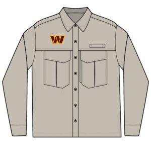 Washington Commanders Men's Long Sleeve Eddie Bauer Performance Fishing Shirt
